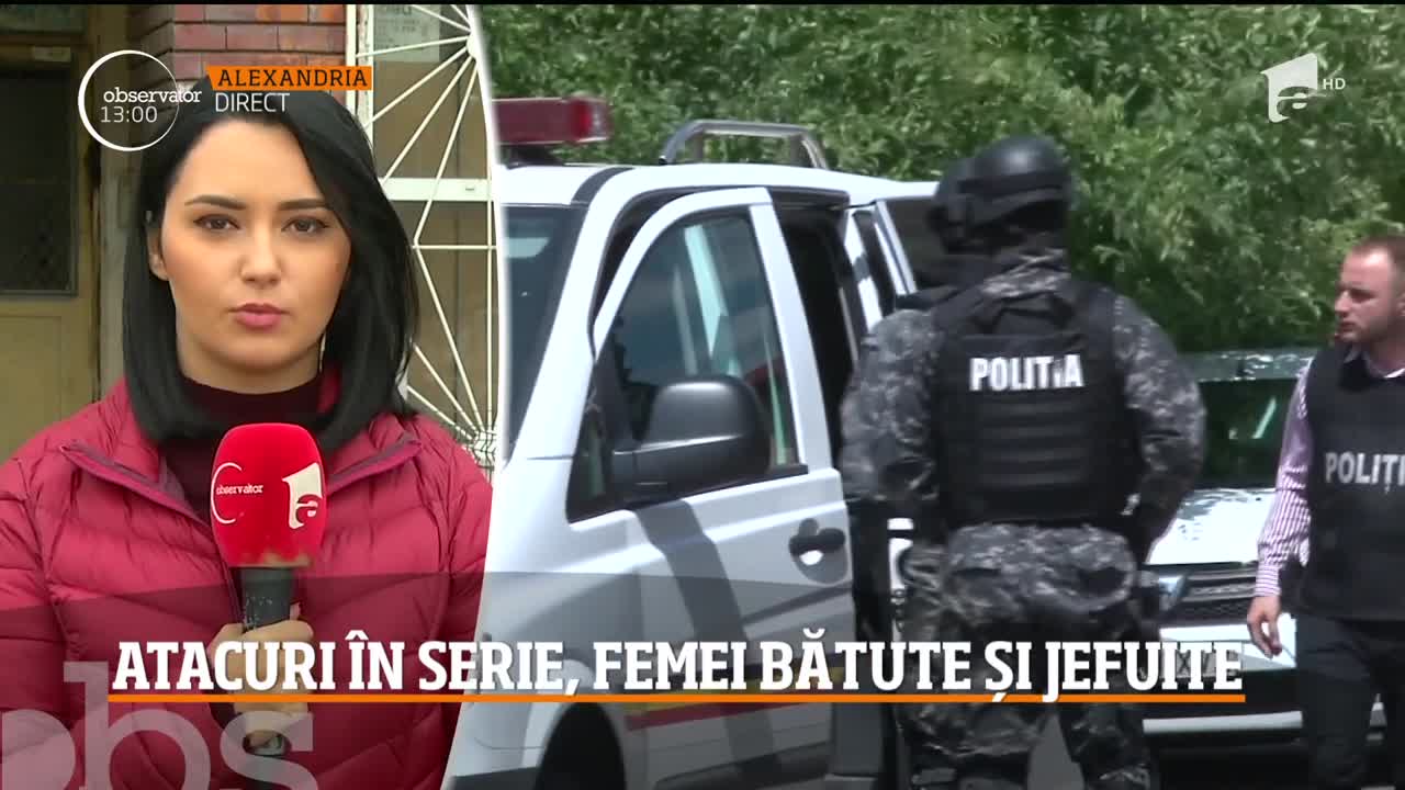 Două femei au fost bătute crunt şi jefuite &icirc;n mai puţin de o oră, &icirc;n Alexandria