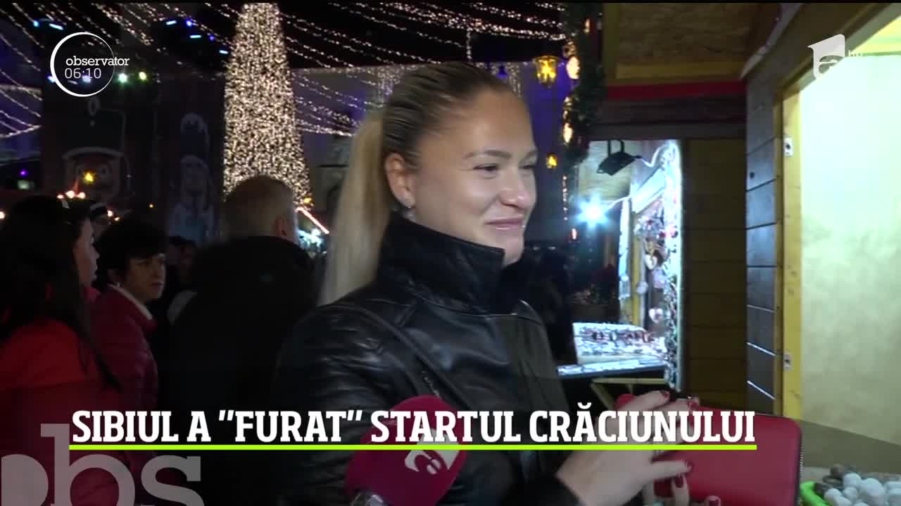 Atmosfera de sărbători s-a instalat mai devreme la Sibiu. S-a deschis T&acirc;rgul de Crăciun din oraş, devenit faimos &icirc;n &icirc;ntreaga lume