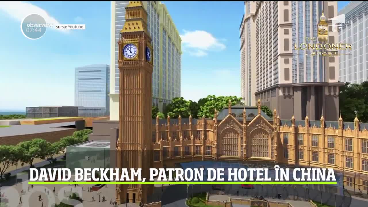 David Beckham, patron de hotel &icirc;n China