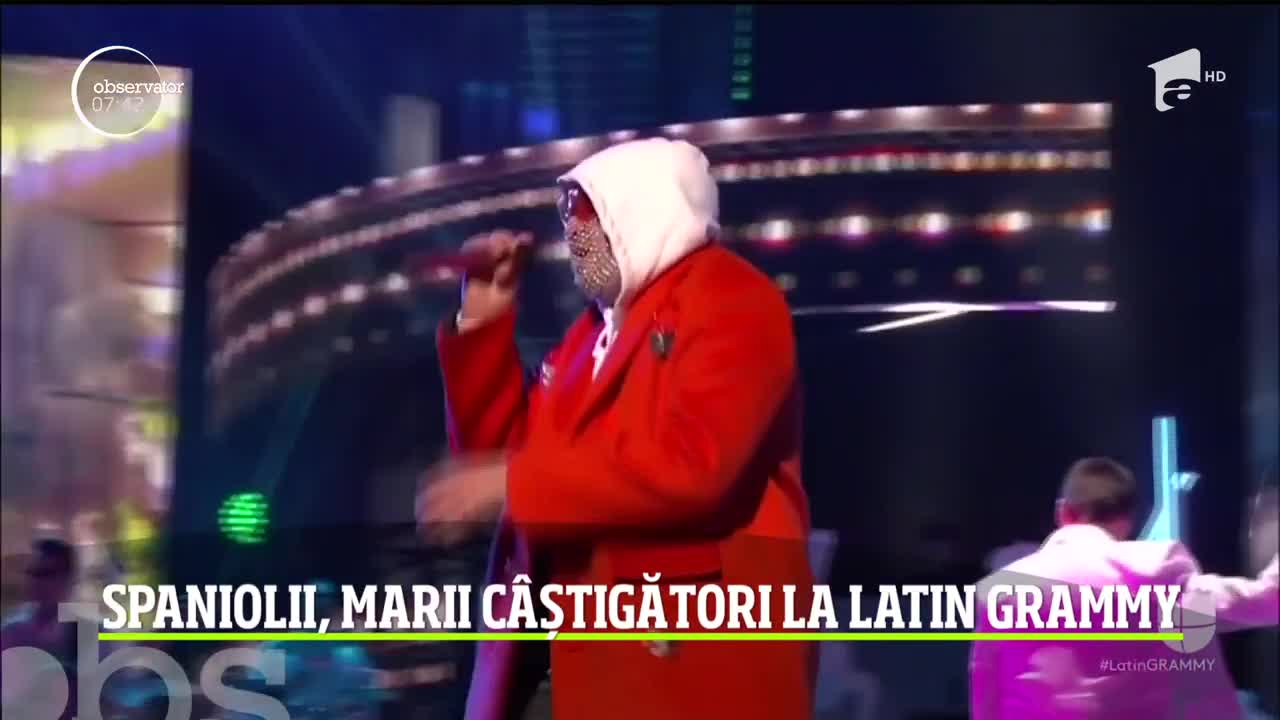 Spaniolii, marii c&acirc;știgători la Latin Grammy