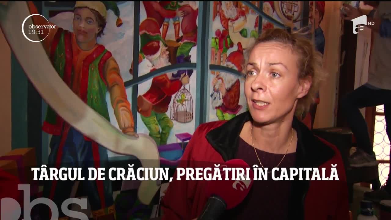 T&acirc;rgul de Crăciun, pregătiri &icirc;n Capitală