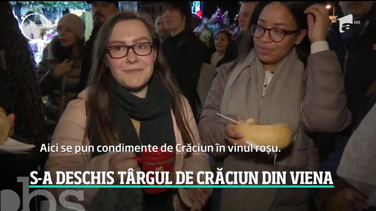 S-a deschis T&acirc;rgul de Crăciun din Viena