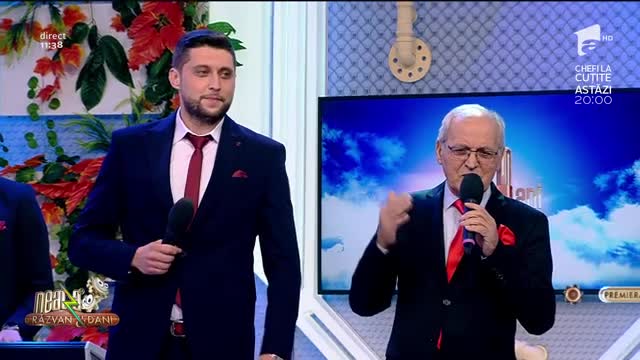 Neatza cu Răzvan și Dani. Nelu Ploieșteanu și Gabriel Graur c&acirc;ntă piesa Cu drag, lume, vă c&acirc;ntăm
