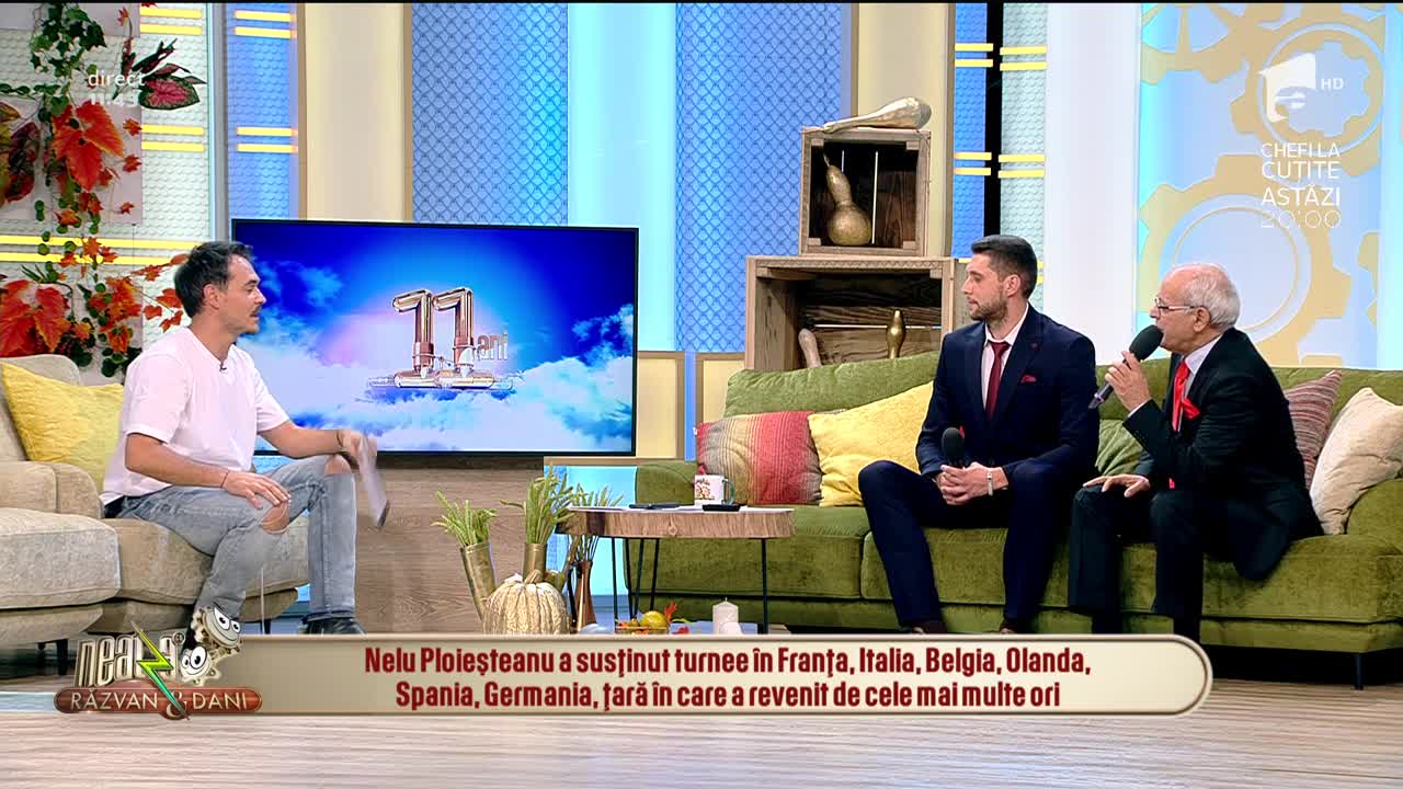 Neatza cu Răzvan și Dani. Nelu Ploieșteanu, plin de viață la 68 de ani: De un an de zile m-am retras la Slănic Moldova și &icirc;mi este foarte bine