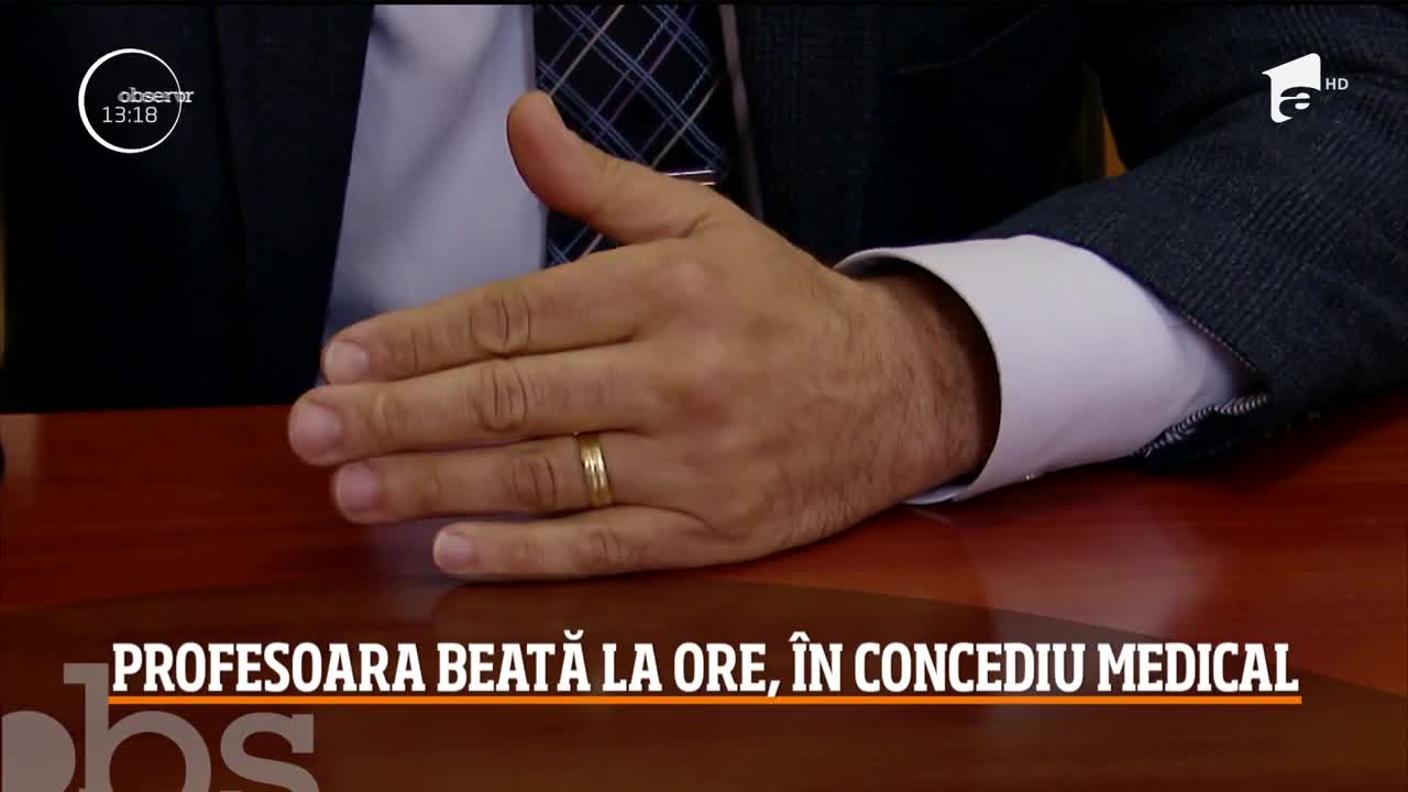 O profesoară de franceză care a mers beată la o şcoală gimnazială din localitatea Mihai Bravu, a intrat &icirc;n concediu medical