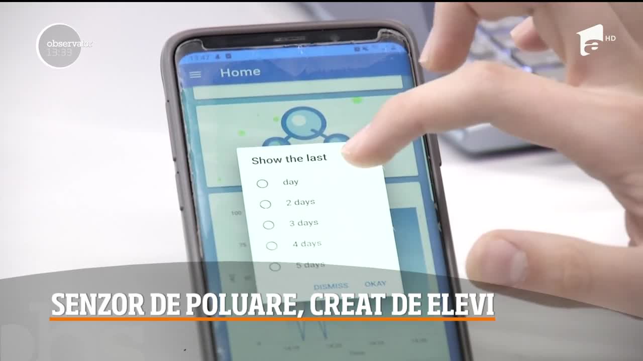 Senzor de poluare, creat de șase elevi pasionaţi de IT, din Cluj-Napoca
