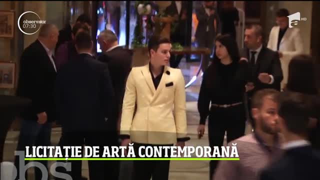 O lucrare a celui mai bine cotat pictor rom&acirc;n a fost adjudecată cu peste 100.000 de euro