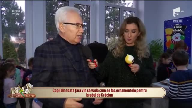 Neatza cu Răzvan și Dani. Excursie plină de magie &icirc;n atelierul lui Moș Crăciun. Copiii vin să vadă cum se fac ornamentele pentru brad