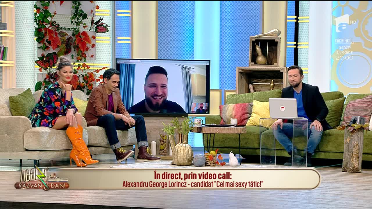 Alexandru George, candidat la "Cel mai sexy tătic!", &icirc;n direct , la Neatza cu Răzvan și Dani!
