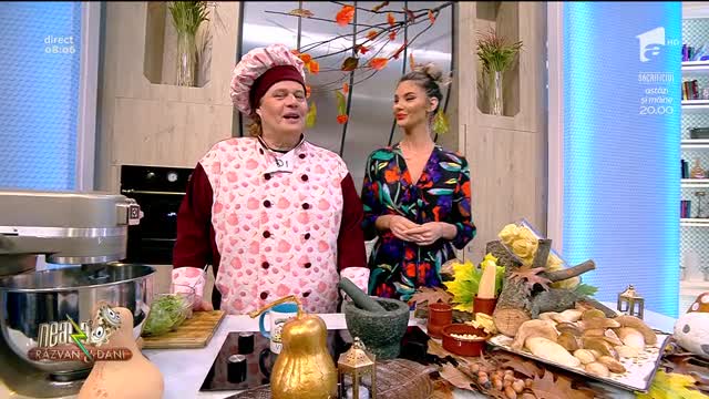 Rețeta Zilei - Neatza cu Răzvan şi Dani. Pădurea cu mistere, un prepartat gustos cu hribi, alune și paste