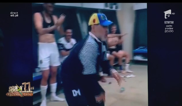 Neatza cu Răzvan și Dani - Smiley news. Cum dansează Diego Maradona &icirc;n vestiar, după o victorie