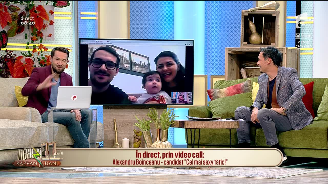 Alexandru, candidat la "Cel mai sexy tătic!", &icirc;n direct , la Neatza cu Răzvan și Dani!