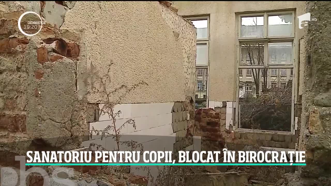 Sanatoriului pentru Copii de la Techirghiol a ajuns o ruină