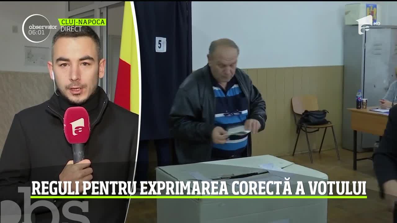 Reguli pentru exprimarea corectă a votului