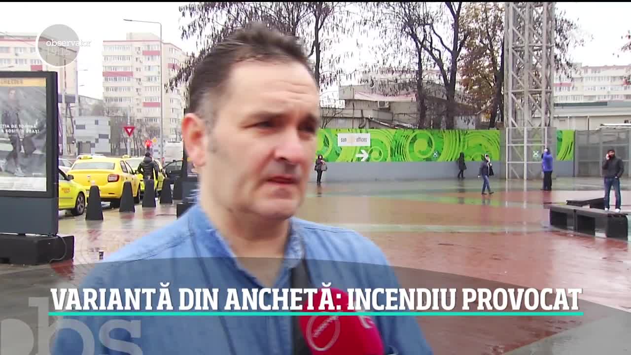Incendiul de la mall-ul din Bucureşti ar fi putut fi provocat. Şoferul nu a fost &icirc;ncă identificat