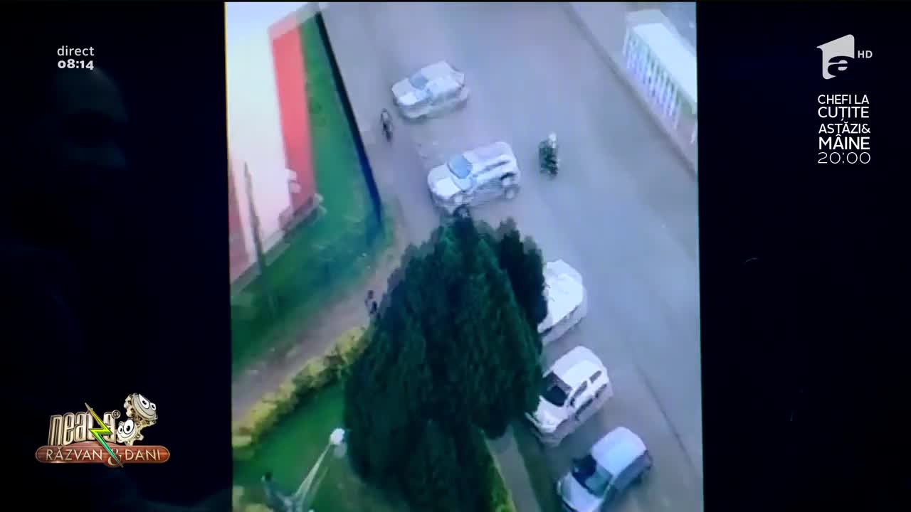 Smiley News - Neatza cu Răzvan și Dani. Cinci polițiști motocicliști &icirc;ncearcă să prindă un infractor