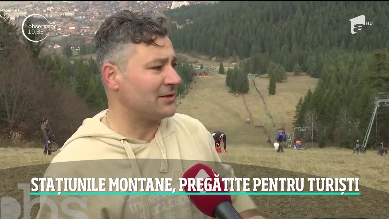 Stațiunile montane, pregătite pentru turiști. Administratorii de p&acirc;rtii au găsit soluţia pentru a-i ajuta pe oaspeţi să schieze