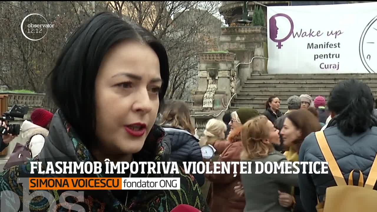 De la conștientizare, la asumare. Flashmob &icirc;mpotriva violenței domentice