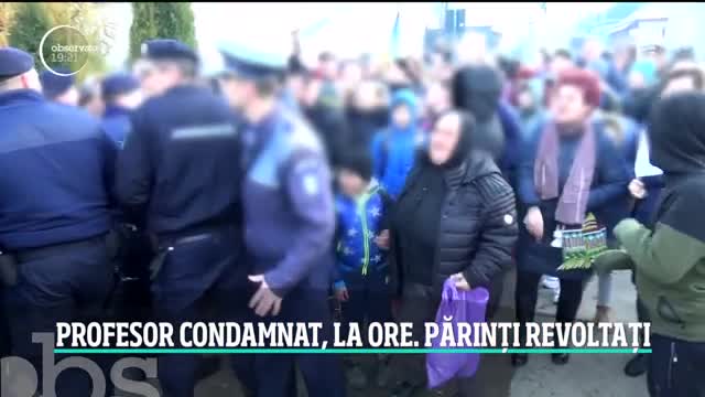 Părinți revoltați. Profesorul condamnat penal pentru purtare abuzivă cu copiii, primit din nou la cadedră