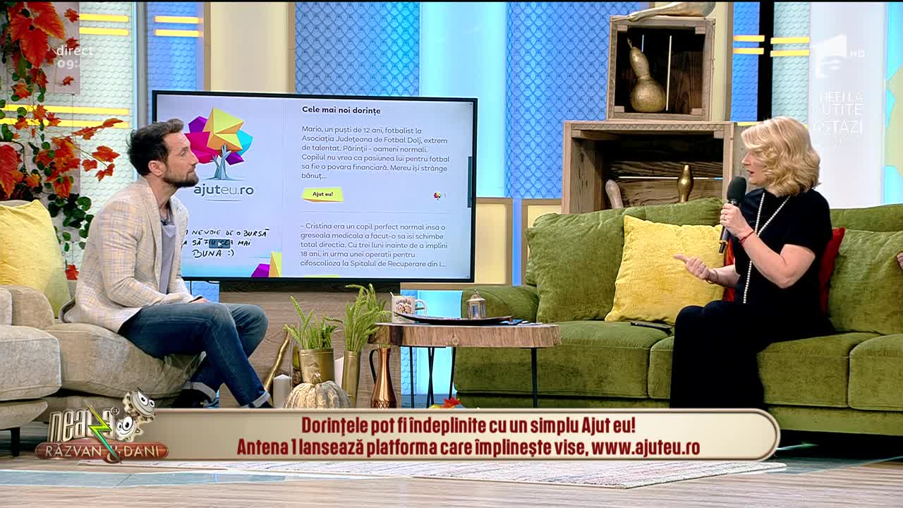 Sandra Stoicescu, despre campania "Ajut eu", de la Antena 1: "Avem în ADN-ul nostru să ajutăm, să schimbăm vieţi!"