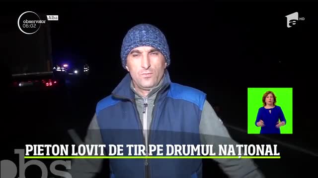 &Icirc;n Alba, un pieton a fost lovit de tir pe drumul național, iar &icirc;n Botoșani, un bărbat a fost strivit de mastodontul pe care &icirc;l conducea