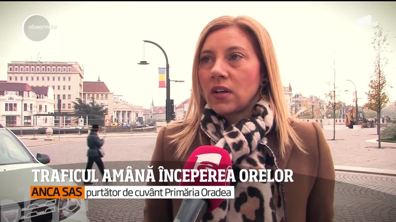 Traficul rutier am&acirc;nă &icirc;nceperea orelor pentru elevii din Oradea