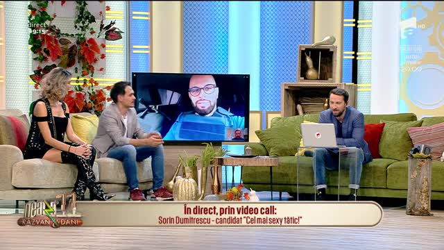 Sorin Dumitrescu, candidat "Cel mai sexy tatic", &icirc;n direct , la Neatza cu Răzvan și Dani!