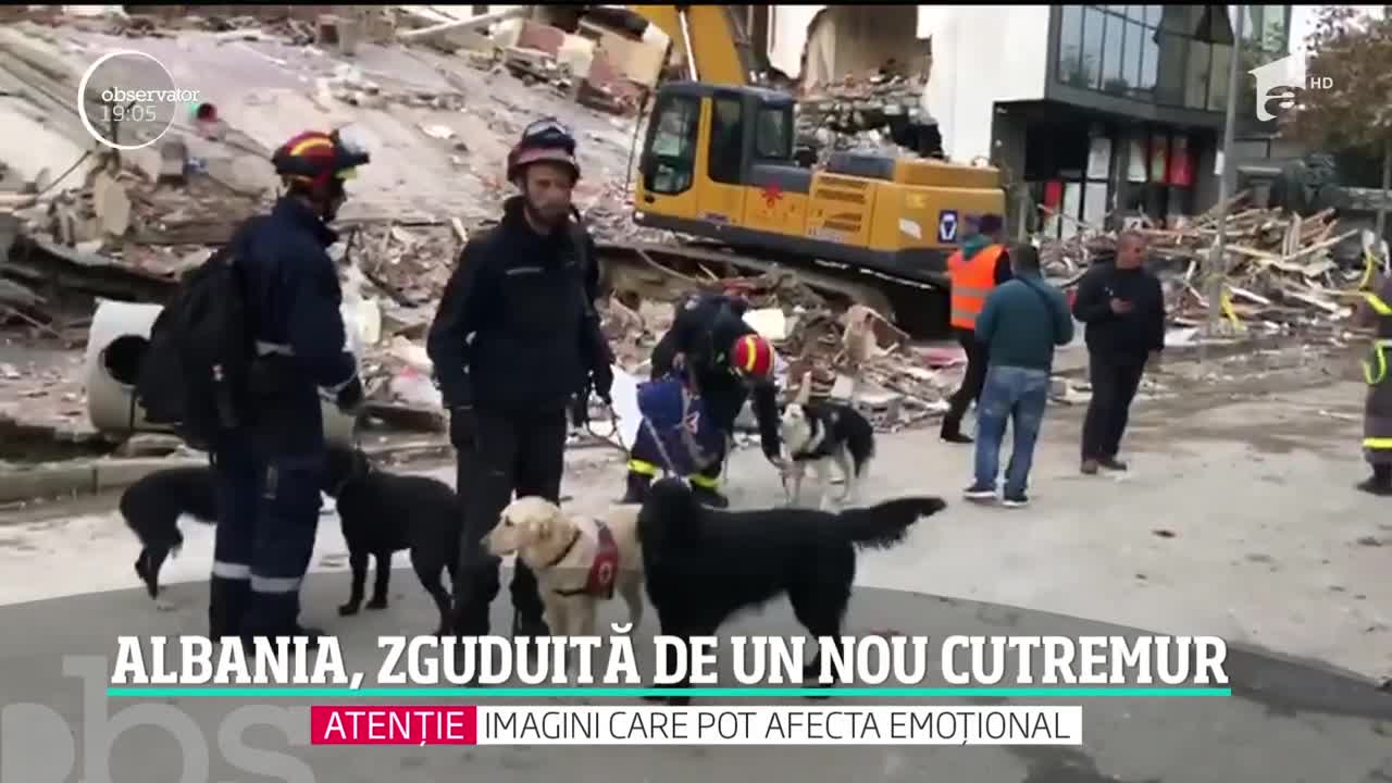 Panica şi disperarea cresc cu fiecare oră &icirc;n Albania! &Icirc;n timp ce oamenii &icirc;şi numără morţii şi caută supravieţuitori, o replică de 5,3 pe Richer a lovit ţara