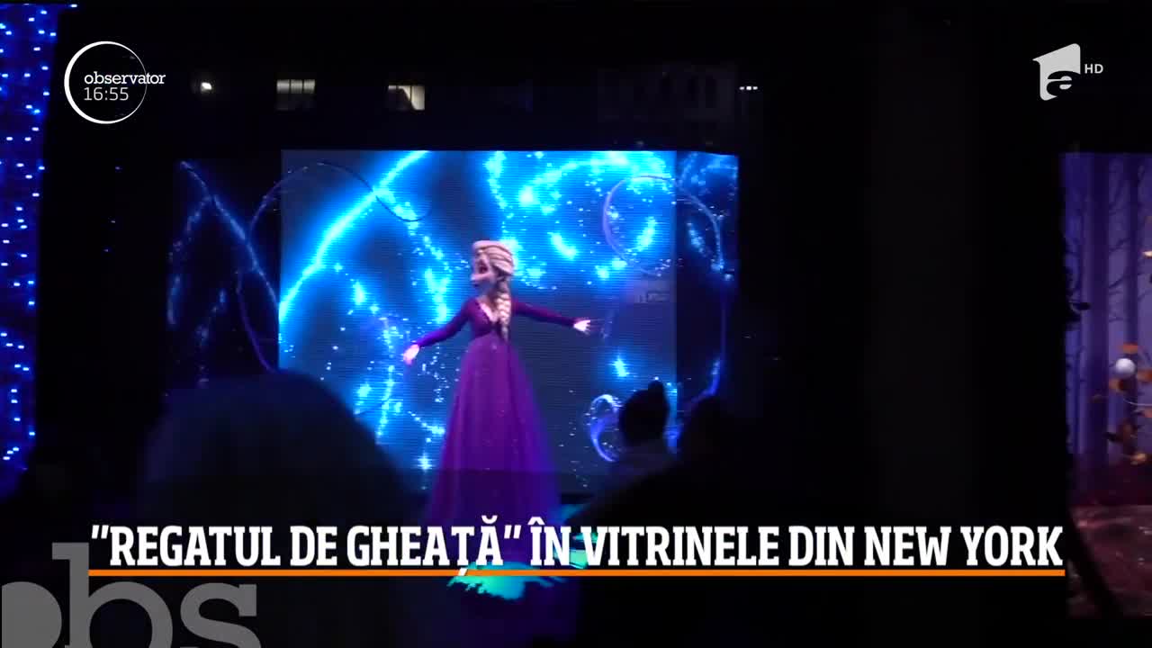 Un magazin din New York a ales ca temă de Crăciun cel de al doilea film din seria Frozen
