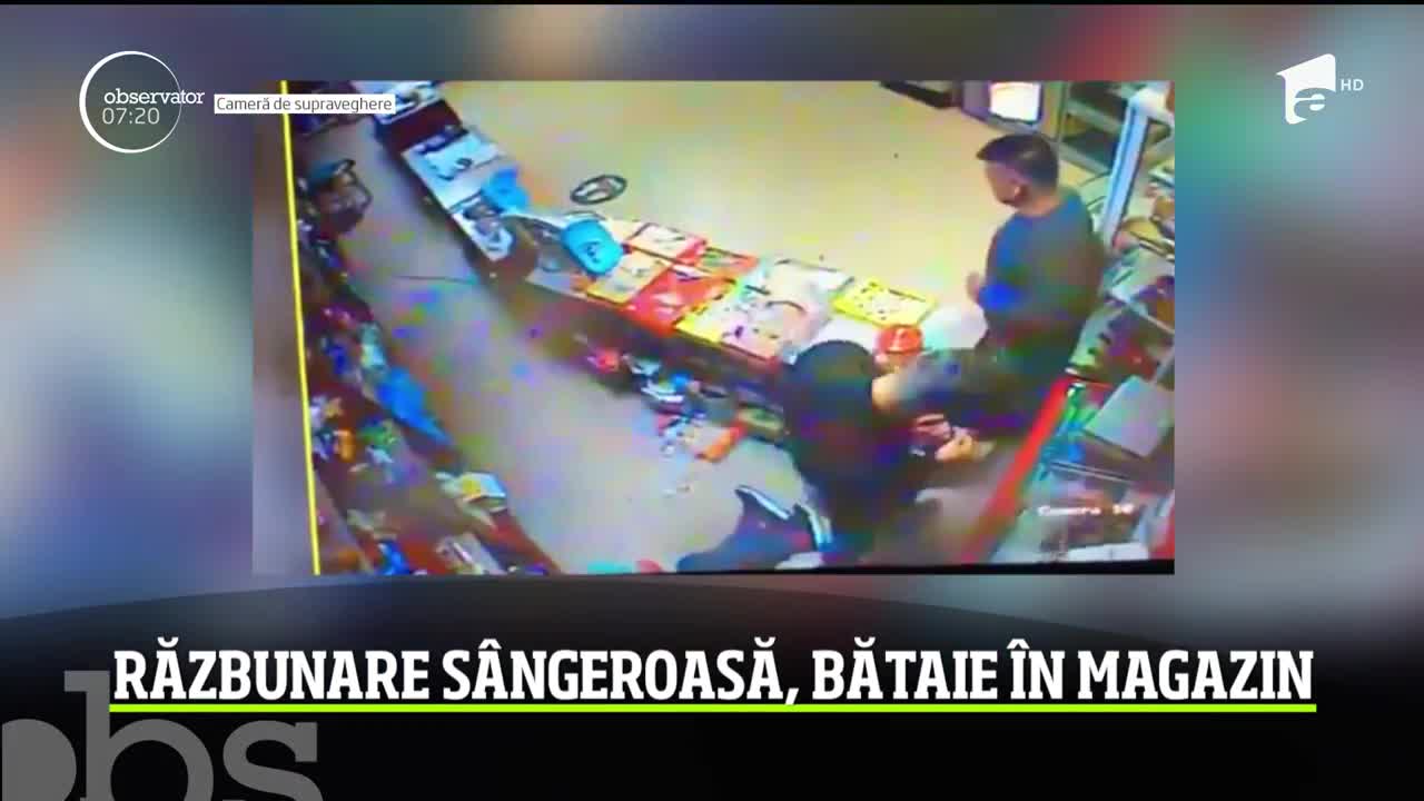 Un t&acirc;năr a fost bătut cu sălbăticie, apoi &icirc;njunghiat de doi indivizi, tată şi fiu, &icirc;ntr-un magazin din Constanța