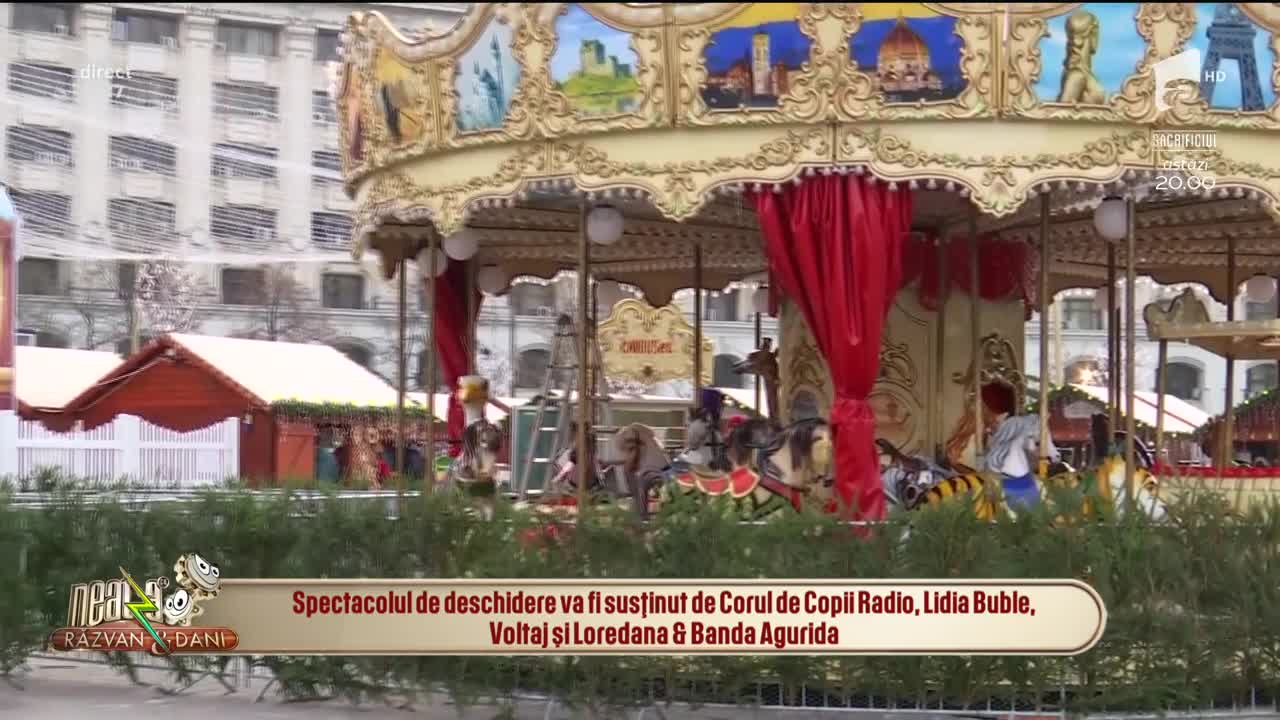 Neatza cu Razvan si Dani. S-a deschis oficial T&acirc;rgul de Crăciun din București!