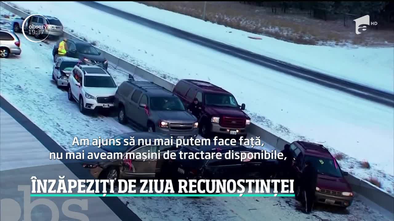 Două furtuni puternice au lăsat sute de americani &icirc;n beznă de Ziua Recunoștinței