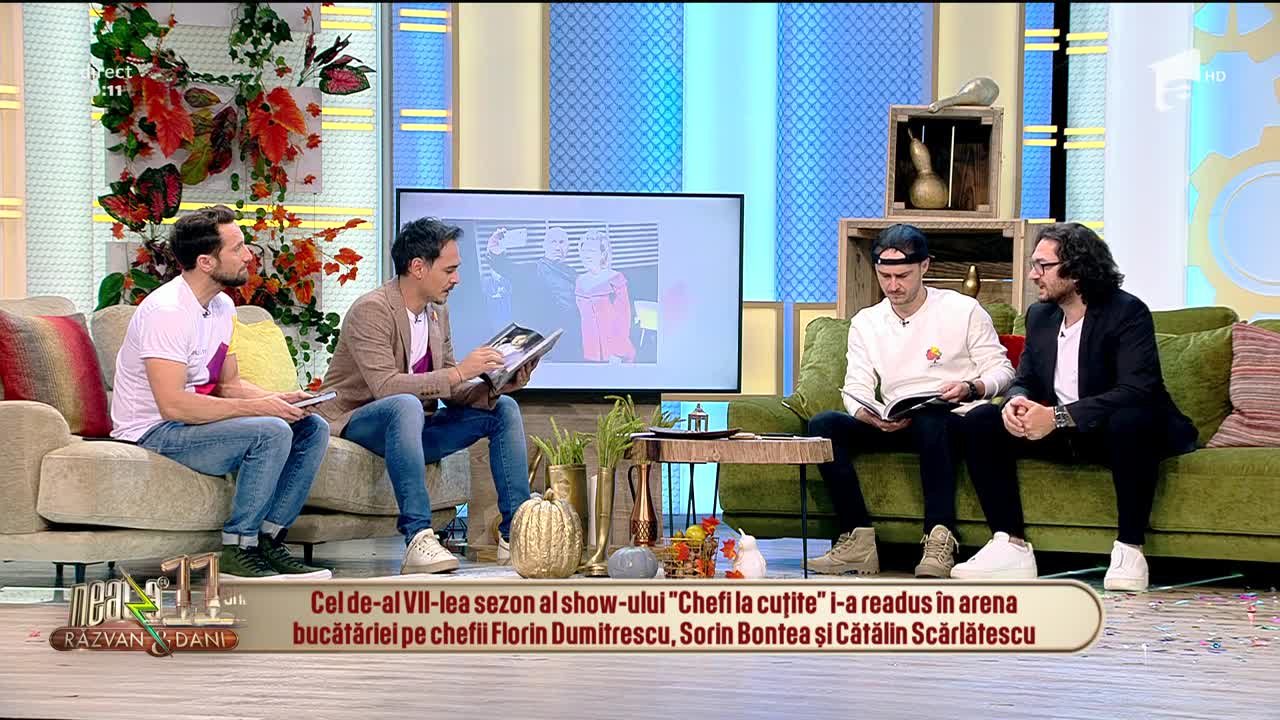 Neatza cu Răzvan și Dani. Florin Dumitrescu, celebrul jurat de la Chefi la cuțite, a lansat cartea Rom&acirc;nește. Punct și de la capăt
