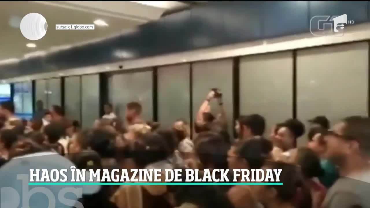 Haos &icirc;n magazin de Black Friday