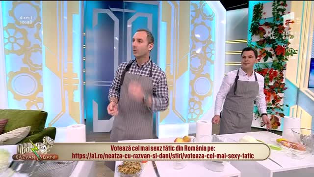 Cine-i as în bucătărie? Tinerii rămași în cursa pentru titlul ”Cel mai sexy tătic din România”, provocați să gătească în direct, la TV 