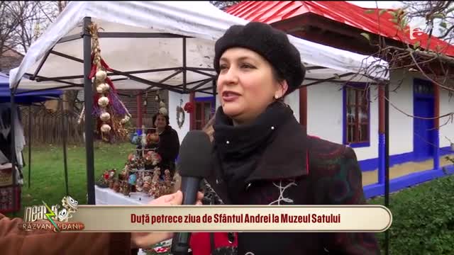 Neatza cu Răzvan şi Dani. T&acirc;rgul de cadouri de Moș Nicolae de la Muzeul Satului din București