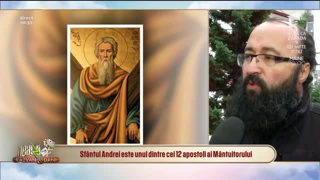 Neatza cu Răzvan și Dani. Zi de mare sărbătoare! Cine este Sf&acirc;ntul Andrei și ce a făcut el &icirc;n Rom&acirc;nia