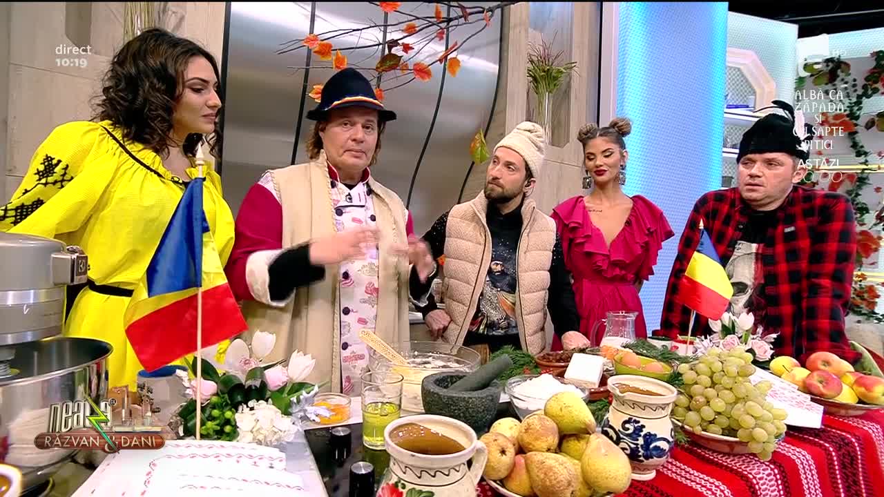 Rețeta Zilei - Neatza cu Răzvan şi Dani. Placintă tradițională rom&acirc;nească &icirc;n trei culori