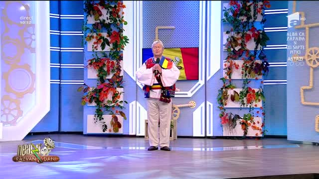 Neatza cu Răzvan și Dani. Gheorghe Turda c&acirc;ntă un colaj muzical patriotic