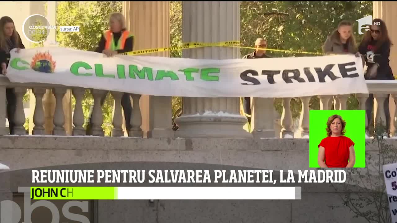 Reuniune pentru salvarea planetei, la Madrid