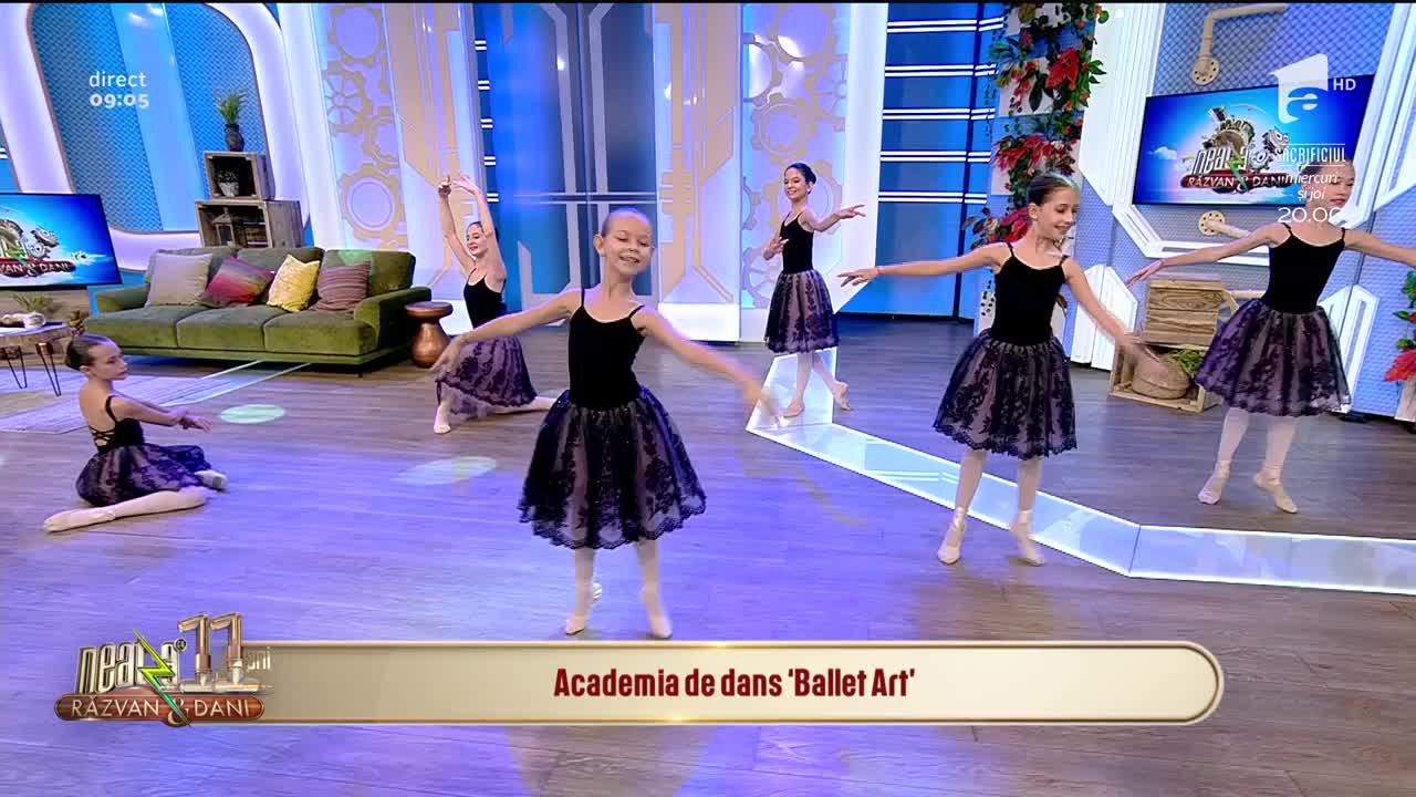 Neatza cu Răzvan și Dani. Spectacol de balet, cu copii