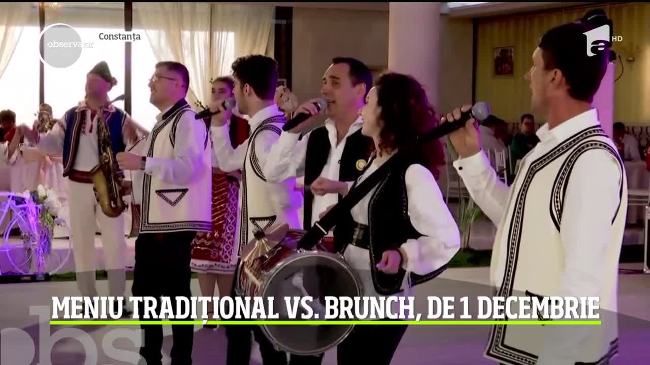 Meniu tradițional vs. brunch, de 1 decembrie