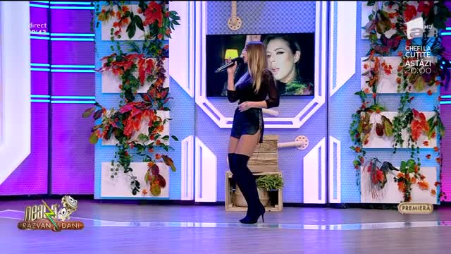 Neatza cu Răzvan și Dani. Roxana Nemeș c&acirc;ntă piesa Bine cu tine