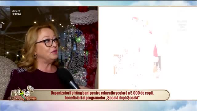 Neatza cu Răzvan și Dani. Licitație de brazi unici, pentru educaţia şcolară a 5.000 de copii, beneficiari ai programelor Şcoală după Şcoală