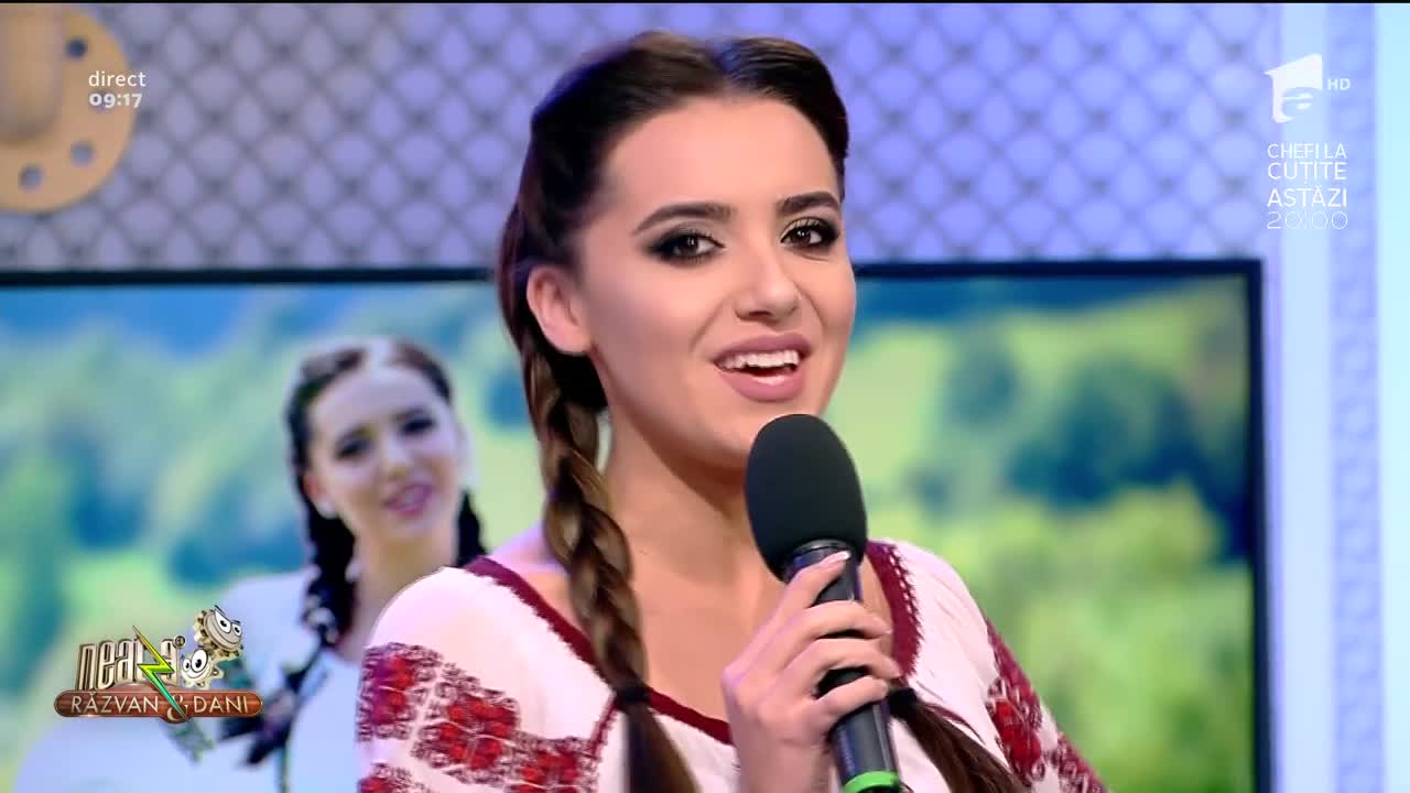 Neatza cu Răzvan și Dani. Georgiana Păduraru c&acirc;ntă piesa &Icirc;mi pun floare la ureche