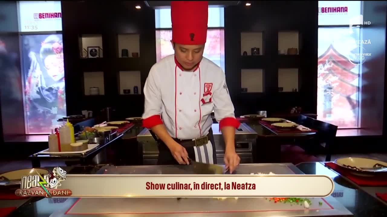 Demonstrație culinară &icirc;n stil japonez la Neatza cu Răzvan și Dani