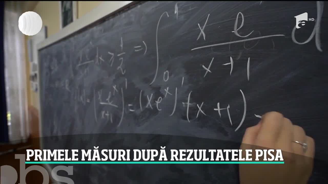 Primele măsuri după rezultatele PISA