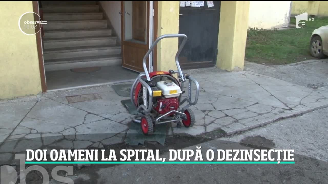 Doi soţi din Suceava au ajuns la spital după o dezinsecţie