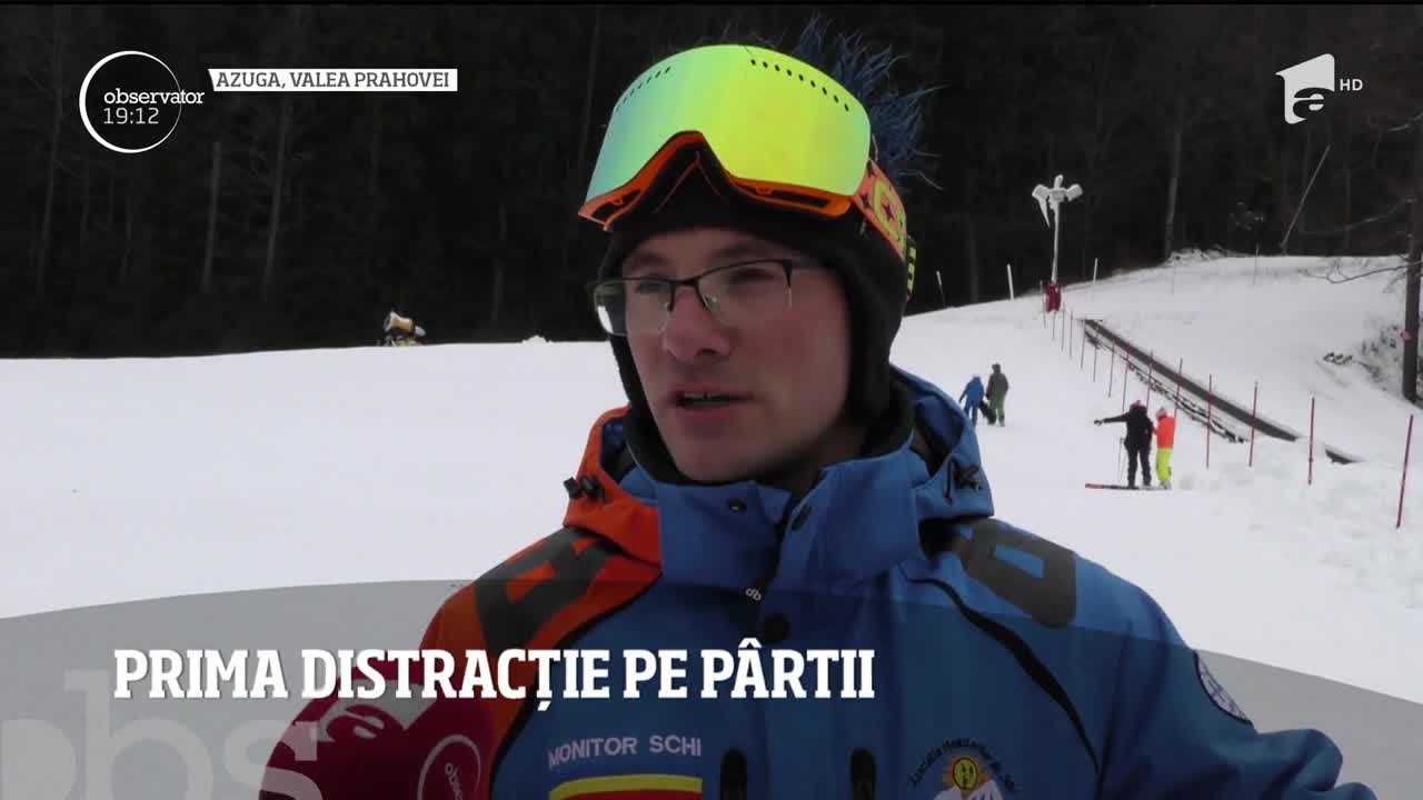 S-au deschis primele p&acirc;rtii din staţiunile montane