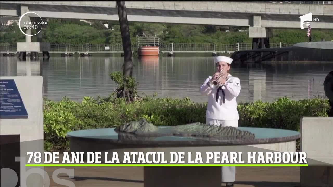 Statele Unite au marcat 78 de ani de la atacul de la Pearl Harbour